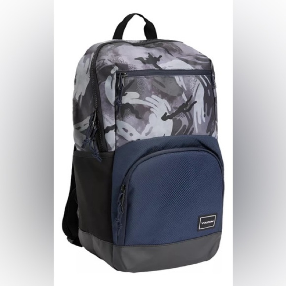 Volcom Dark Blue/ Black Backpack